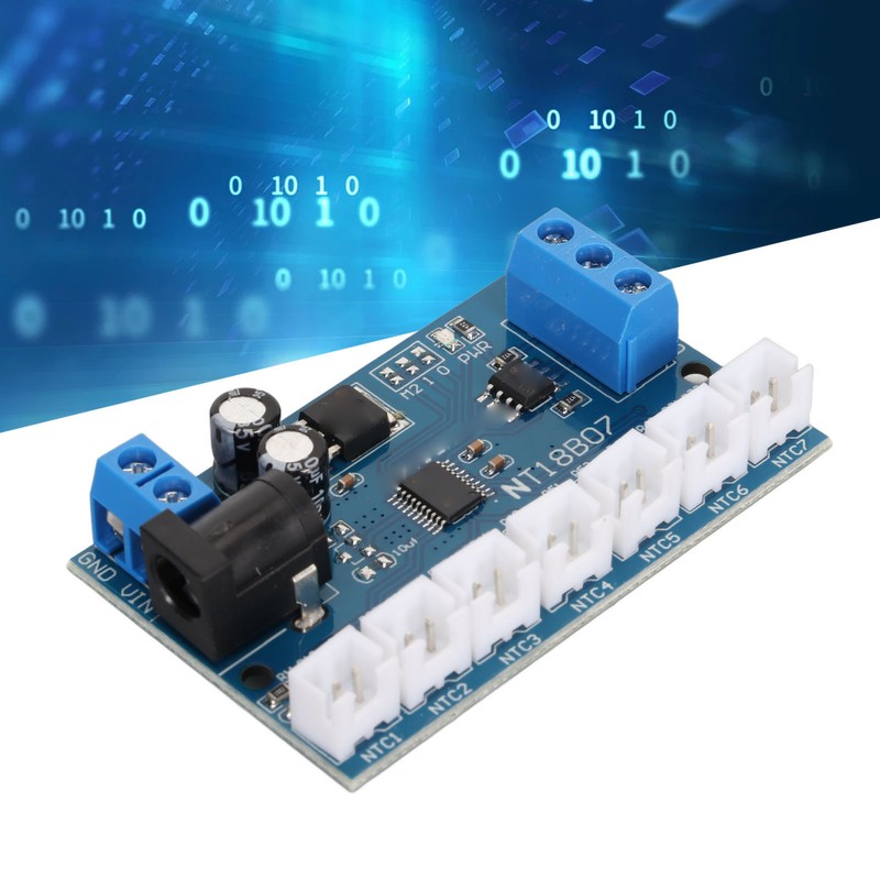 7 Channel RS485 NTC Temperature Measurement MODBUS RTU Paperless Recorder