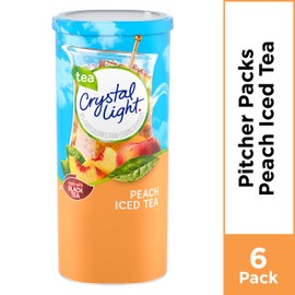 Crystal Light Peach Iced Tea Drink Mix (6 Pitcher Packets)