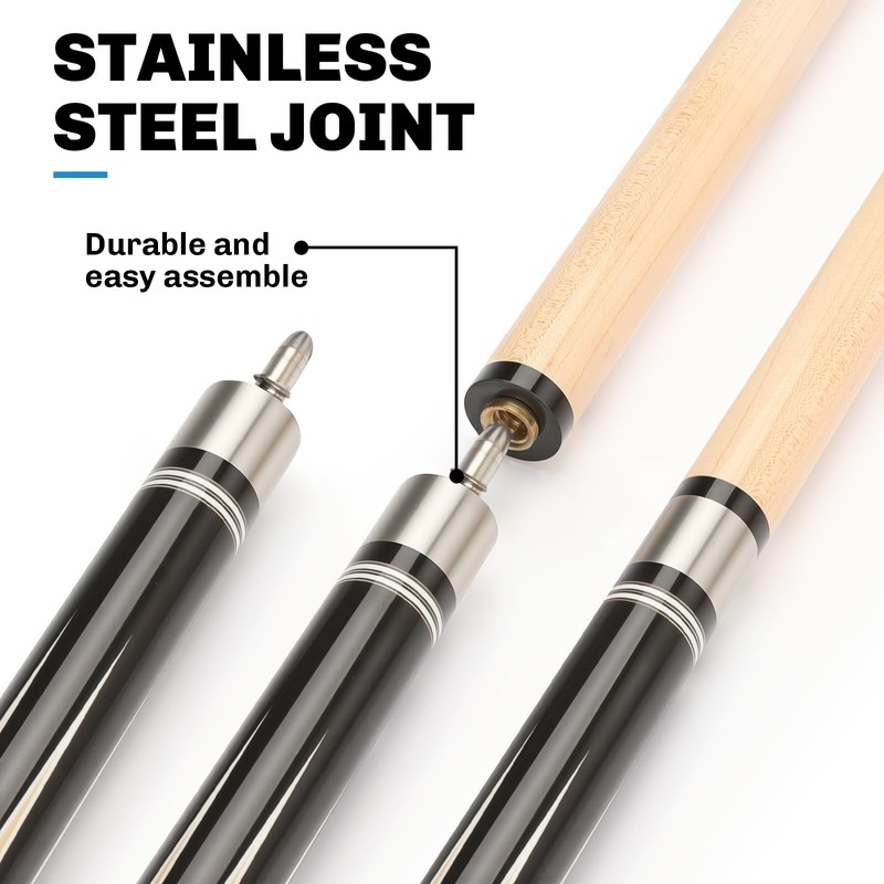Kmise Pool Cues，Professional Billiard Pool Cue Stick with Hard Case