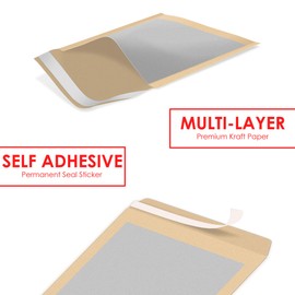 20Pcs A5 Envelopes iSOUL 229mm x 162mm A5 C5 Manilla Hard Board Backed Envelopes Do Not Bend Envelope Pack of 20