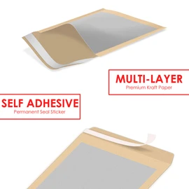 20Pcs A5 Envelopes iSOUL 229mm x 162mm A5 C5 Manilla Hard Board Backed Envelopes Do Not Bend Envelope Pack of 20