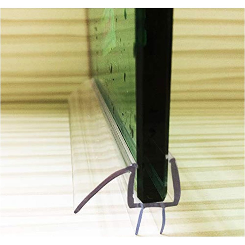 Cozylkx Frameless Glass Shower Door Sweep for 1/2" Glass, Bottom