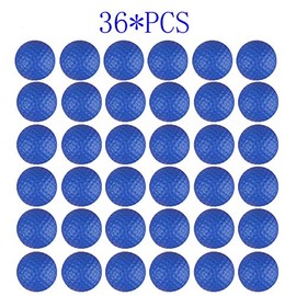 Dsmile Blue Foam Golf Practice Balls 36 Pack Light Soft Elastic Training Multifunction Sport Balls