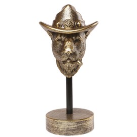 Newinhome Handcrafted Resin Sculpture (Cougar)- Modern Home Decor Accent, Trending Living Room & Office Decor, Elegant Tabletop & Shelf Decor for Desk, Bookshelf, Nightstand - Unique Gift Idea