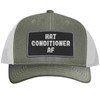 Hat Conditioner AF - Leather Black Patch Engraved Trucker Hat,
