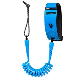 Creatures of Leisure Superlite Bicep, Surf Leash with Plug, Ultra-Light Construction, 1.2m Leash Length, 9/32 Inches Cord Thickness, Royal Blue, L/XL