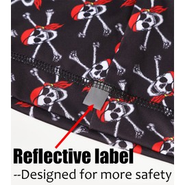 Sweat Wicking Skull Beanie Helmet Liner Running Hat Cycling Caps Cooling Cap Skullcap Liners Fits Under Motorcycle Helmets for Men and Women (Skull Pack)