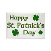 CafePress Happy St. Patrick's Day Rectangle Magnet, 3"x2" Refrigerator Magnet