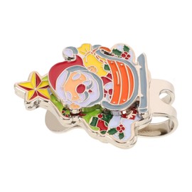 WOONEKY Christmas Themed Golf Hat Clip Zinc Alloy Ball Marker Hat Clip for Golf Santa Claus Design for Travel