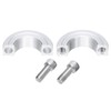 QUARKZMAN 2 pieces double split clamping ring for 1 inch