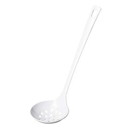 Pearl Metal HB-4627 Ladle, White, Small, Hollow Opened, Blank Kitchen