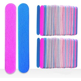 Paquete de 300 piezas limas de uñas desechables de doble cara para manicura y pedicura (grano 180/240)