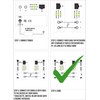 Single Mode ST Gigabit Fiber Media Converter - Built-in Fiber