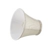 Aspen Creative 30286-6A, Bell Clip-On Chandelier Lamp Shade, Off-White, 3"