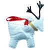 Rudolph the Red-Nosed Soft Felt Reindeer Hanging Ornament Christmas Rudolph