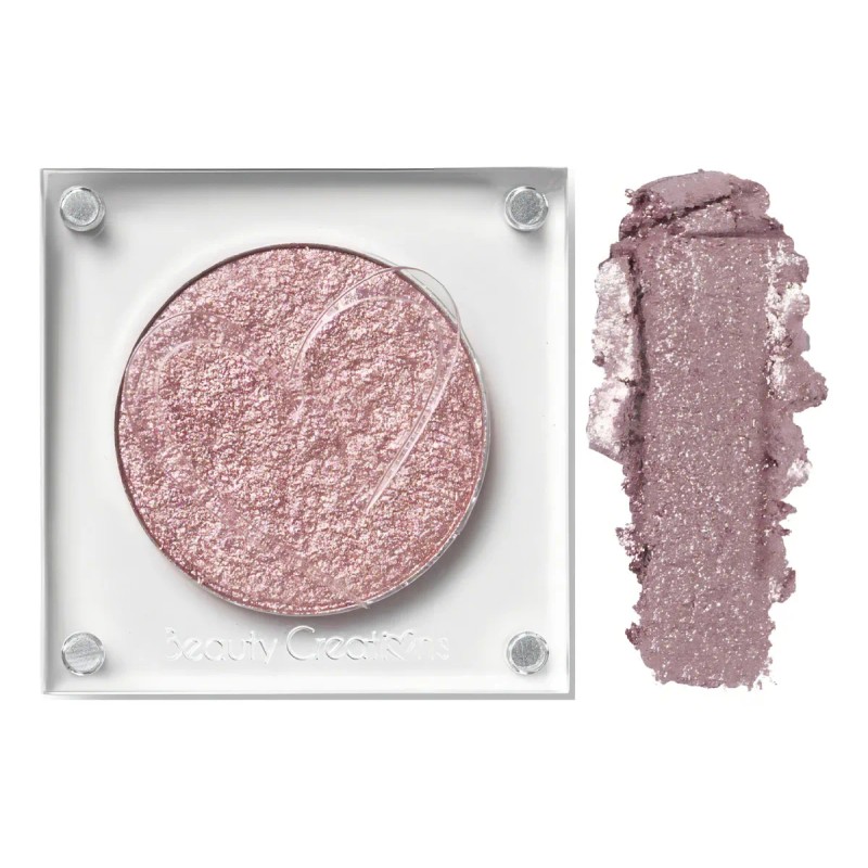 Sombra Crema Polvo Beauty Creations Cosmic Dolly Brillo Reflejos Morados