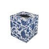 S Forever Home Decor Flower Pattern Faux Leather Tissue Box
