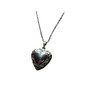 Antique Silver Heart Locket Necklace