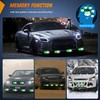 Nilight 8PCS Led Strobe Lights with Controller 12V 24V Sync