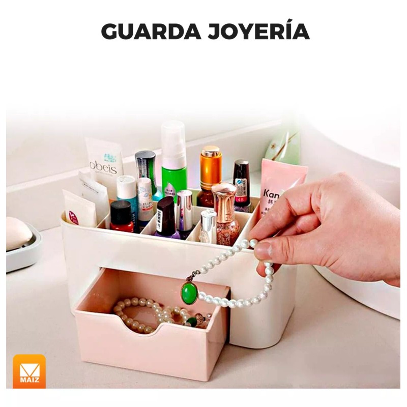 Maíz Organizador Caja Maquillaje Cosmeticos Joyero Cajon Tocador
