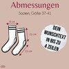 Geschenk mit Namen personalisiert by Shirtracer - Socks of your