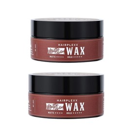 Hairplexx Matte Wax to Improve Texture and Thickness, Strong Hold All Day - Natural Hair Styling Paraben Free 2.7 oz Gel Haircare - Specification: pack of 2 pcs