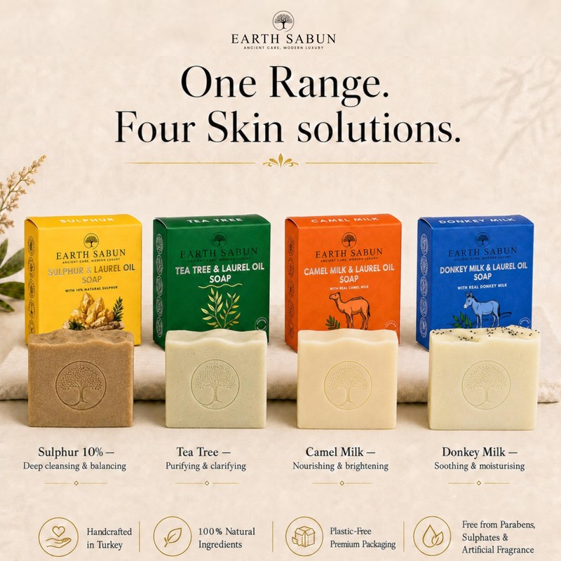 Earth Sabun Donkey Milk & Laurel Oil Soap Bar –