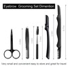Eyebrow Razor, KAJUDA Eyebrow Kit, 5 in 1 Eyebrow Trimmer,