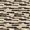 Sonoma Valley Interlocking 4mm Glass Stone Blend Mosaic Tile, 20SFT/Case,