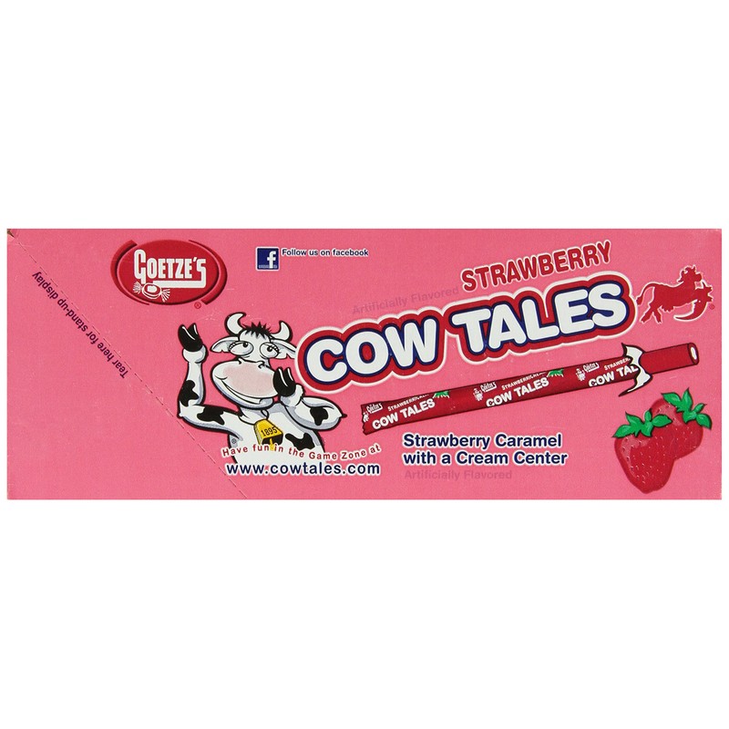 Goetze's Cow Tales, Strawberry, 1 Ounce (Pack of 36)