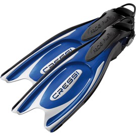 Cressi Frog Plus EBS Fins, Blue M/L