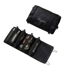 ALLMIRA Makeup Pouch, Travel Pouch, Makeup Pouch, Large Capacity, Travel, Waterproof, Cosmetic Pouch, Toiletries Pouch, Travel, Portable, Foldable, Travel, Removable, 4 Compartments, Foldable, Multi-functional, Cute, Stylish, Bathroom Pouch, Toiletry Bag