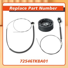 Mhrxusd 72546TK8A01 Sliding Door Cable Pulley Wheel Kit Compatible with Honda Odyssey 2011 2012 2013 2014 2015 2016 2017, Left or Right Door