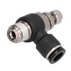 L Type Right Angle Throttle Valve Quick Fitting Convenient Elbow