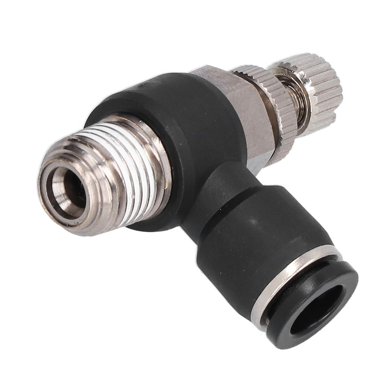 L Type Right Angle Throttle Valve Quick Fitting Convenient Elbow