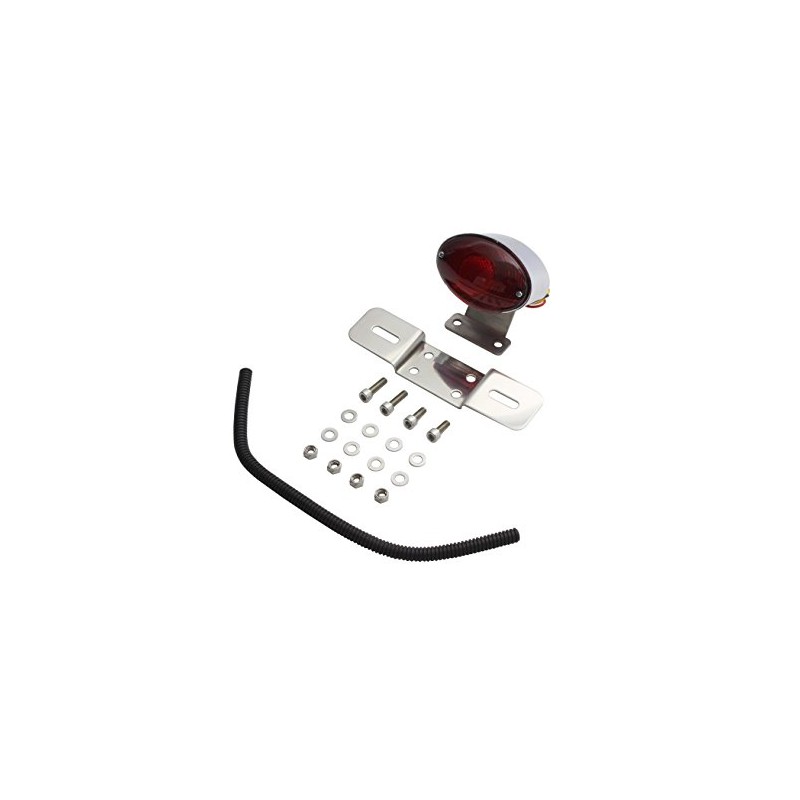 POSH 090040-90 Motorcycle Supplies Mini Cats Eye Tail Lamp SR400/SR500/Glass