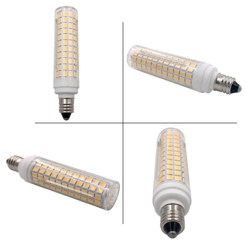 Lxcom Lighting E11 LED Corn Bulb 15W Dimmable Ceramic Candelabra
