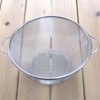 Nagao Tsubame-Sanjo Colander, Outer Diameter 19 cm, 18-8 Stainless Steel,