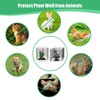 Eunika 8 Pack Round Plant Protector from Animals,24 Pcs 12"
