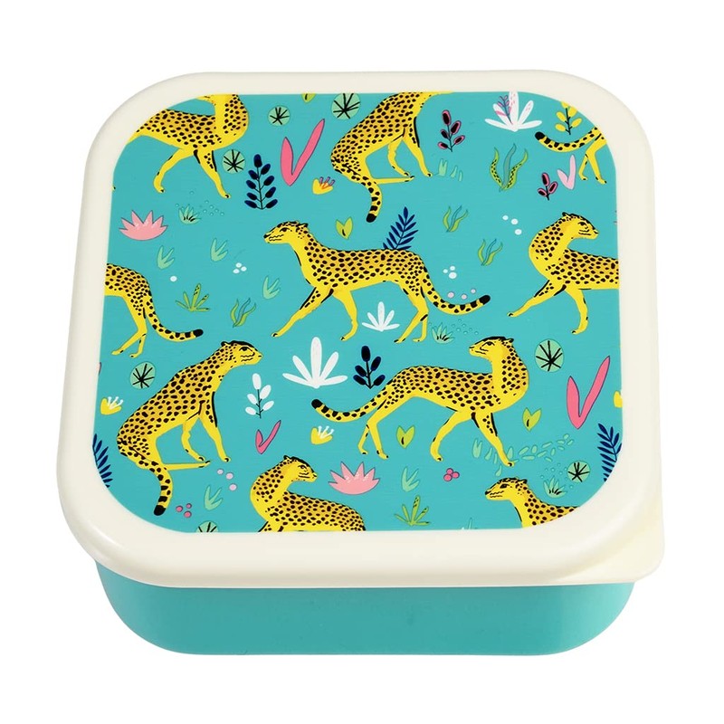 Cheetah Reusable Snack Boxes (Set of 3)