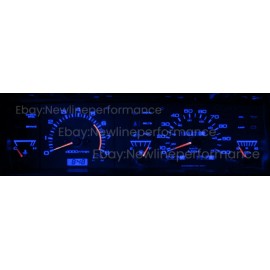 newlinepeformanceLED Blue Cluster LED Bulb kit For Nissan D21 Hardbody Truck 1990 - 1992