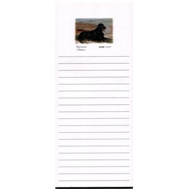Flatcoated Retriever Magnetic List Pads - Set of 2
