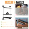 Bathroom Shelves Wall Mounted, 3 Tier Towel Racks with Towel