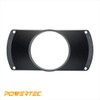 POWERTEC 70150V Rectangular Dust Hood for 4 in. OD Attachment,