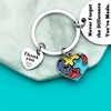 Ximalun Thank You Gifts for Autism Teacher Autism Awareness Keyring
