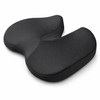 Memory Foam Seat Cushion for Office Chairs – Non-Slip U-Shaped
