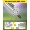 GZBEVITAR Seismic Rod Stiffener for 1-5/8" Strut Channel, Thickened Galvanized
