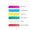 Decola Acrylic Textile Paint Set | 6x20 ml Trendy Washing