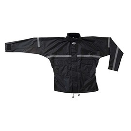 Nelson-Rigg SR-6000 Stormrider Men's 2-Piece On-Road Motorcycle Rain Suits - Black/Black / Small