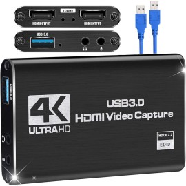 Universal 1Pac 4K Audio Video Capture Card USB 3.0 HDMI Video Capture Device Full HD